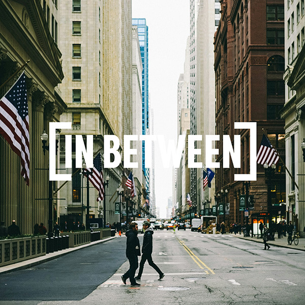 In Between social media campaign visual exploring identity through image and text