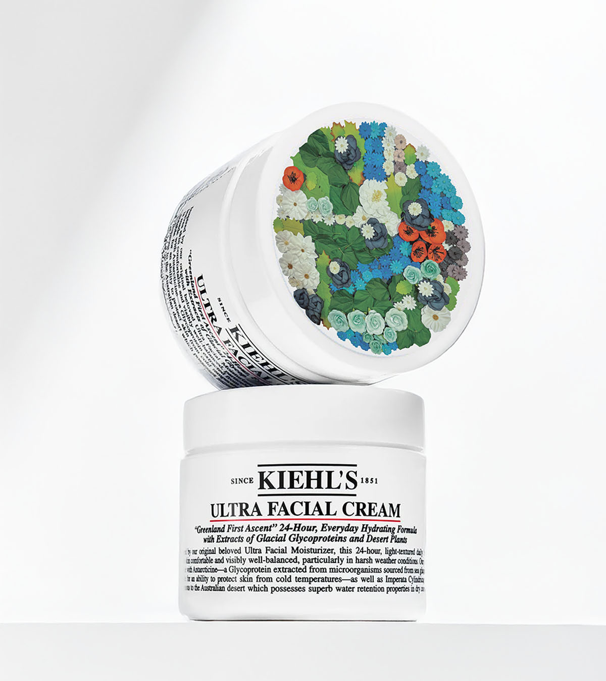 Kiehl's packaging mockup on white background