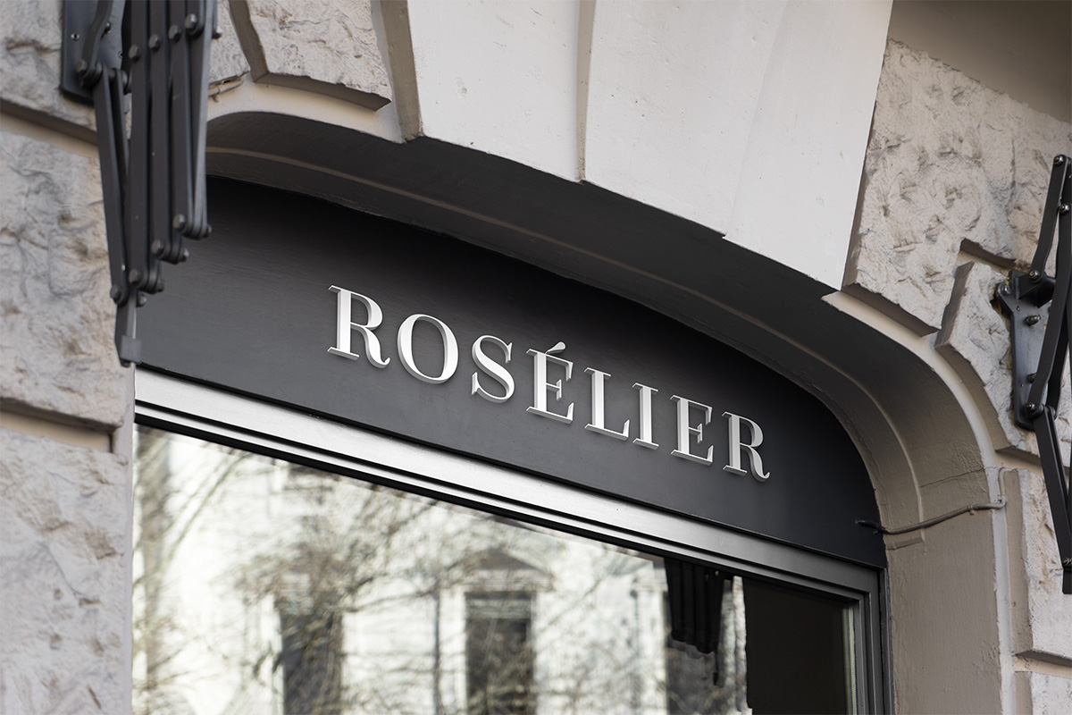 roselier store signage mockup