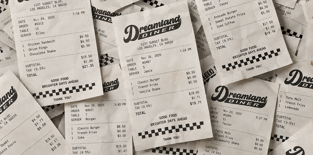 Dreamland Diner Visual Language 11