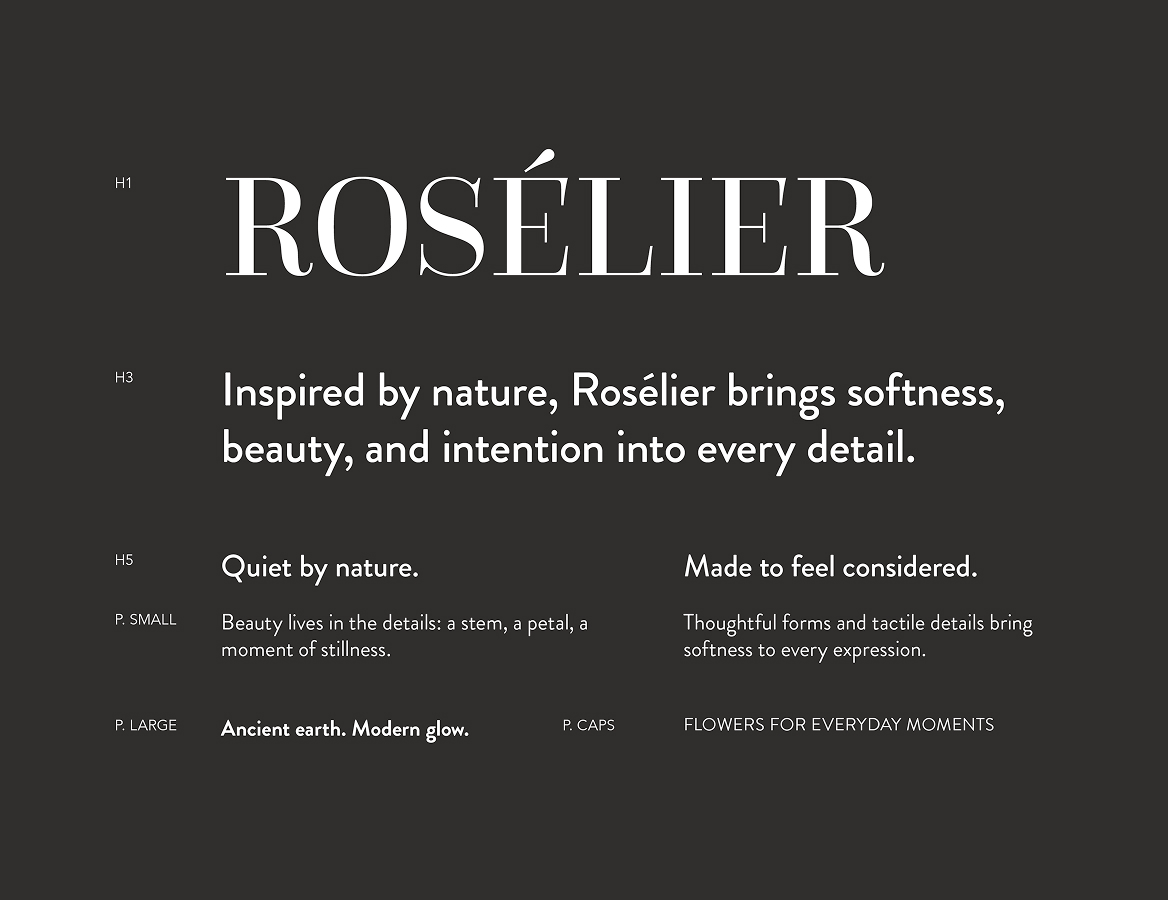 ROSÉLIER Visual Language 3